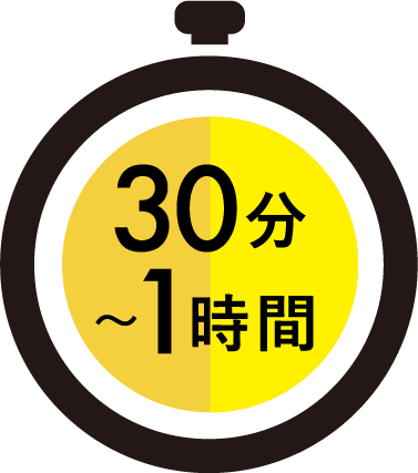 30分~1時間